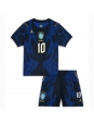 Otroške Nogometnih dresov Brazilija Vinicius Junior #10 Gostujoči SP 2026 Kratki rokavi (+ hlače)
